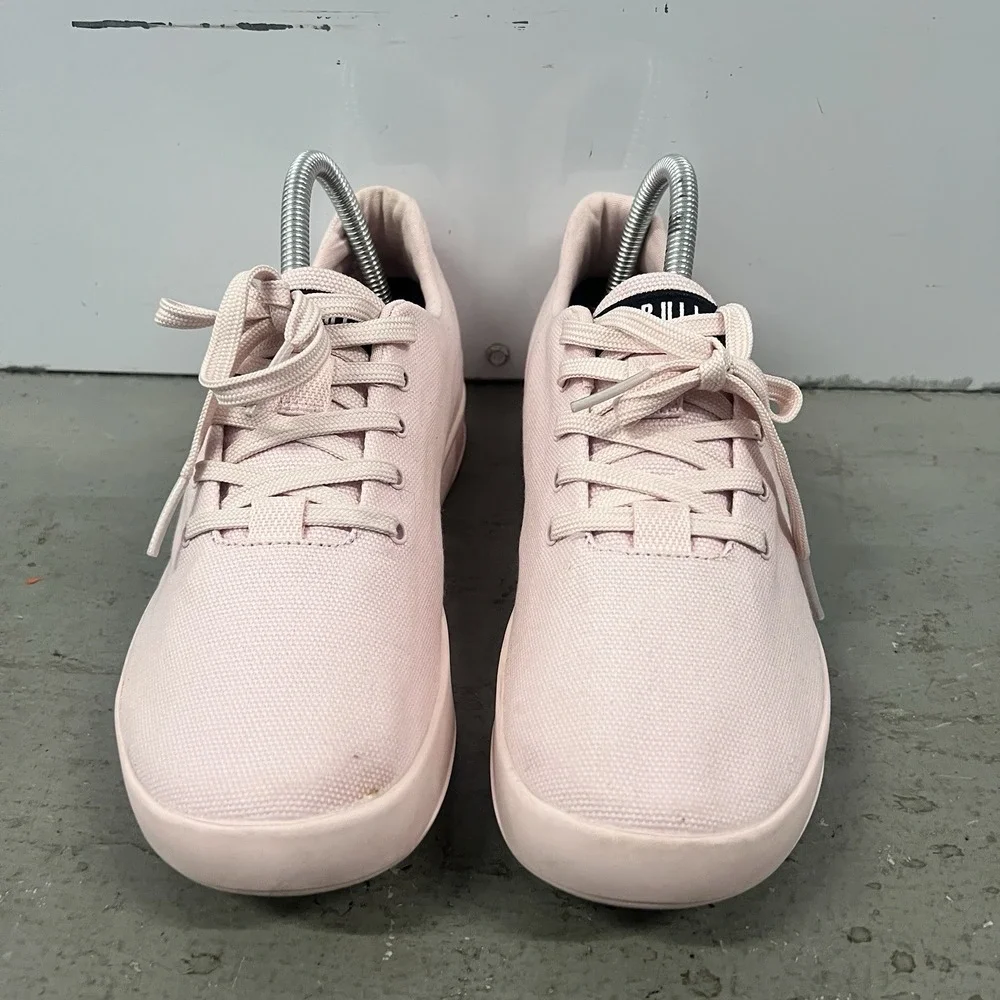 NOBULL Canvas Trainers Pink Womens Size 7 Lightweight Minamalist Gym Shoes - Picture 5 of 11